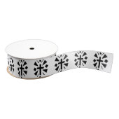 Black and White Faith Cross Journaling Grosgrain Lint (Spoel)