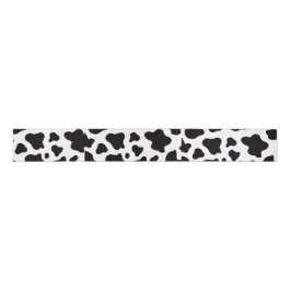 Black and white Faux Cowhide Grosgrain Lint