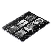 Black and White Film Reel Custom Photo Notitieboek (Linkerzijde)