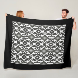 Black and White Fleece Deken