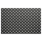 Black and White Fleur De Lis Pattern Stof (Yard (91,4 cm))