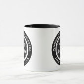 Black and White Football Team Mug Mok (Midden)