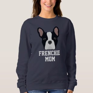 Black and White French Bulldog Dog mama Trui