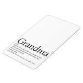 Black and White Fun Cool Grandma Grandmoeder Magneet (Linkerzijde)