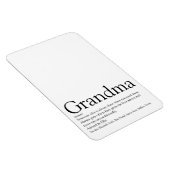 Black and White Fun Cool Grandma Grandmoeder Magneet (Rechterzijde)