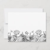 Black and White Funeral Bedankt (Achterkant)