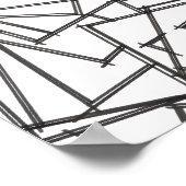 Black And White Geometric-Modern Minimalist Poster (Hoek)