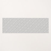 Black And White Geometric-Modern Minimalist Yogamat (Voorkant (horizontaal))