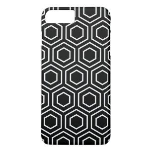 Black and White Geometric Pattern iPhone 7 Plus Ca Case-Mate iPhone Case