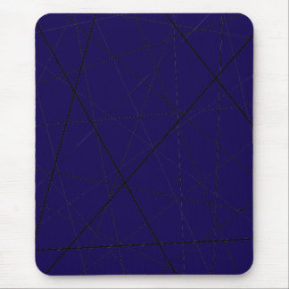 Black and white geometric pattern muismat