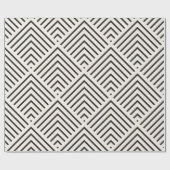 Black and white geometric pattern with overlapping cadeaupapier (Vlak)