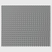 Black and white geometrical pattern cadeaupapier (Vlak)
