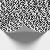 Black and white geometrical pattern cadeaupapier (Hoek)