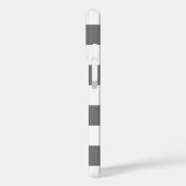 Black and White Gingham Buffalo Plays Pattern Case-Mate iPhone Case (Achterkant / Links)