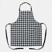 Black and White Gingham Buffalo Pset Schort (Voorkant)