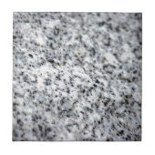 Black and White Granite Rock Tegeltje (Voorkant)