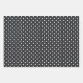 Black and White Halloween Pumkin Ghost Inpakpapier Vel (Voorkant 3)