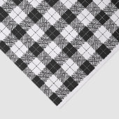 Black and White Herringbone Tissue Paper Tissuepapier (Detail)