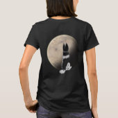 Black and White Husky T-shirt (Achterkant)