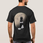 Black and White Husky T-shirt (Achterkant)