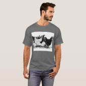 Black and White Jersey Giant T-shirt (Voorkant volledig)