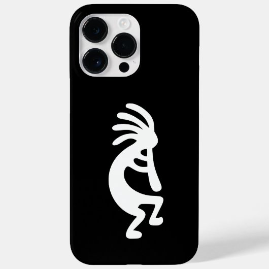 Black and White Kokopelli Case-Mate iPhone Case (Achterkant)