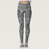 Black and White leggings for Cat Lovers (Voorkant)