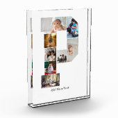 Black and White Letter P Photo Collage Fotoblokken (Links)