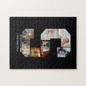 Black and White Letter S Photo Collage Legpuzzel (Horizontaal)