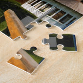 Black and White Lighthouse Jekyll Island Georgia Legpuzzel (Zijkant)