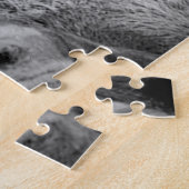 black and white lion legpuzzel (Zijkant)