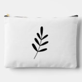 Black and White Minimalist Greenery  Etui (Voorkant)