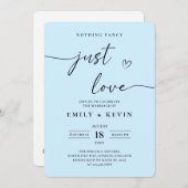 Black And White Minimalist Wedding  Kaart (Voorkant / Achterkant)