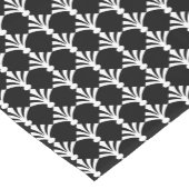 Black and White Modern Art Deco Table Runner Korte Tafelloper (Hoek)