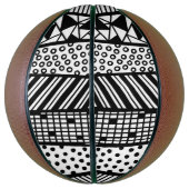 Black and white - modern pattern basketbal (Verticaal)