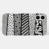 Black and white - modern pattern Case-Mate iPhone case (Achterkant (horizontaal))