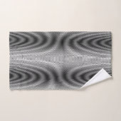 Black and White Moiré Stripes - Trippy Abstract Bad Handdoek (Handdoek)