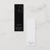 Black and White Murray Hill Mini Visitekaartje (Voorkant / Achterkant)