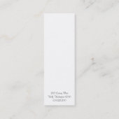 Black and White Murray Hill Mini Visitekaartje (Achterkant)