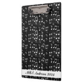 Black and white music notes klembord (Links)