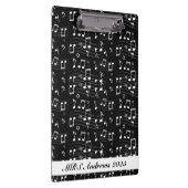 Black and white music notes klembord (Rechts)