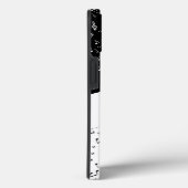Black and white musical personalized   Case-Mate iPhone case (Achterkant / Rechts)