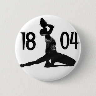 Black and White Neg Marron 1804 Haïti T-shirt H Ronde Button 5,7 Cm