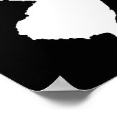 Black and White New Jersey Poster (Hoek)