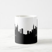 Black and White New York Skyline Koffiemok (Center)