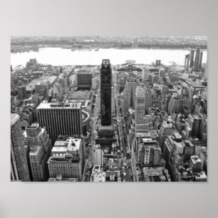 Black and White NYC Photoraph Poster