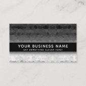 Black and White Ombre Modern Elegant Professional Afsprakenkaartje (Voorkant)