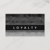 Black and White Ombre Modern Elegant Professional Afsprakenkaartje (Voorkant)