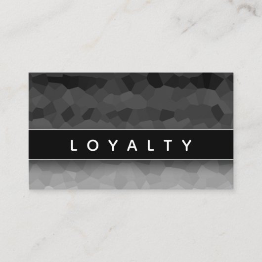 Black and White Ombre Modern Elegant Professional Afsprakenkaartje (Voorkant)