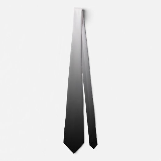 Black and white ombre stropdas (Voorkant)